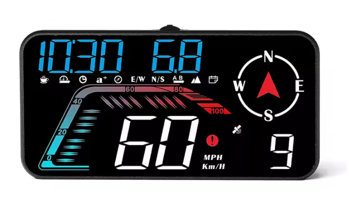 Velocímetro Gps Hud G12 Alarme De Velocidade Para Carro