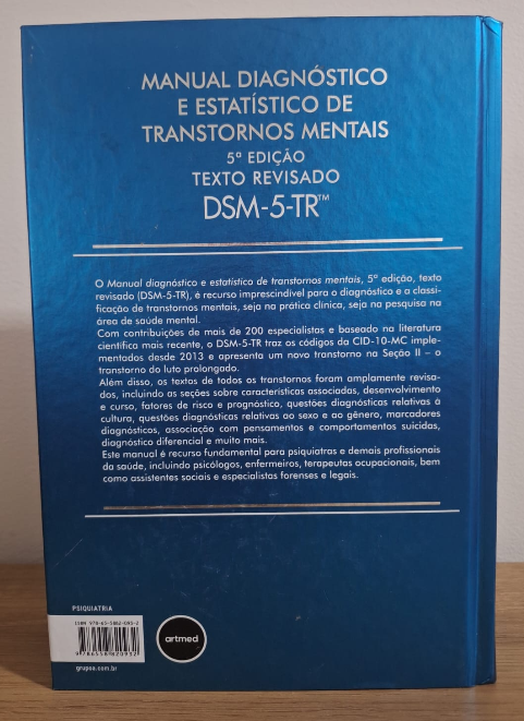 Manual Diagnóstico e Estatístico de Transtornos Mentais - DSM-5-TR: Texto Revisado